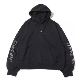 Nike Jordan (WMNS) Air Jordan Sport Graphic Fleece Hoodie Asia Sizing Black FD7374-010