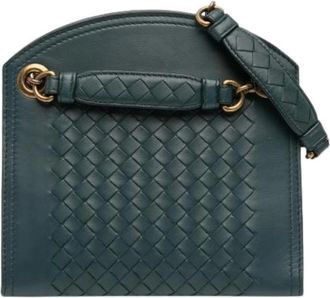 Bottega Veneta Pre-owned Handbags, female, Blue, Size: ONE SIZE Pre-owned Chain Wallet