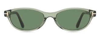 Tom Ford FT1310 CHLOE-02 93N Womens Sunglasses Green Size 52
