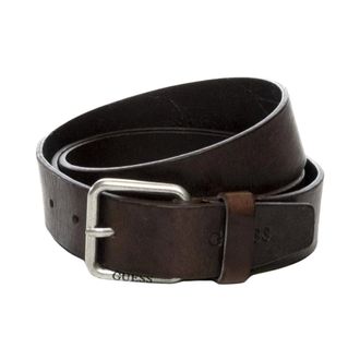 Guess Cintur&oacute;n de piel aut&eacute;ntica con logo - Accessories - Hombre - Marr&oacute;n - XL