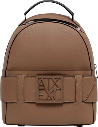 A|X Armani Exchange Mochila Compacta - Bags - Mujer - Beige - ONE SIZE
