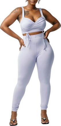 Hot & Delicious Sleeveless Pant Set In Lavender