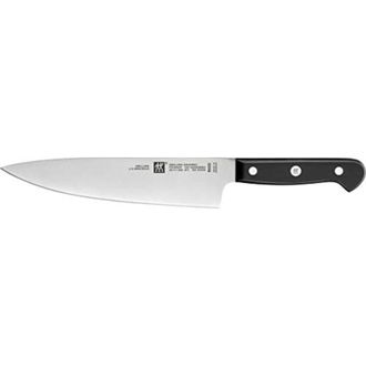 Zwilling Zwilling Cuchillo De Chef Gourmet 20 Cm, Acero Inoxidable, Mango Ergon&oacute;mico, Negro - Fabricado En Alemania