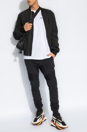 Balmain T-shirt With Logo, Mens, White