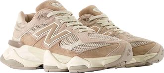 New Balance Unisex Sneakers 9060 Mushroom-Arid Stone Erc Mesh And Wild Boar Suede Trainers Mushroom/arid