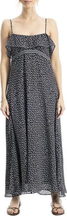 Max Studio Flounce Detail Maxi Dress