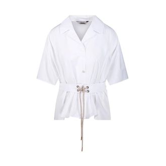 Max Mara Dames, Blouses & Shirts, Wit, Maat: L