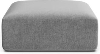 Cosmopolitan Design Puf terciopelo gris