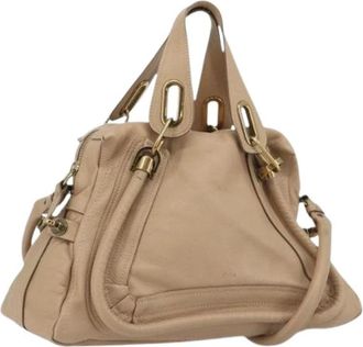 Chlo&eacute; Pre-owned Handbag - Dames - Vintage Handtas - Beige - ONE Size - Vintage