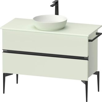 Duravit Duravit - Sivida Consola Mueble Bajo Lavabo, 2 Cajones, Tirador
