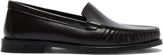 Aeyde Schoenen, Dames, Bruin, 40 EU, Leer, Arthur Apron Loafers