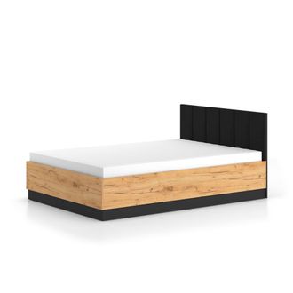 Petits Meubles Cama canap&eacute; 140x200 con somier estratificado marr&oacute;n