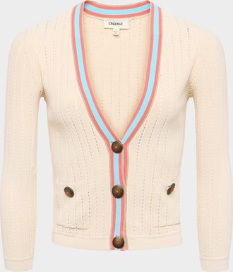 L'agence Irvin Pointelle Cardigan