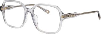 Chlo&eacute; Vierkant optisch montuur - Dames - Brillen - Grijs - 53 MM - Accessoires