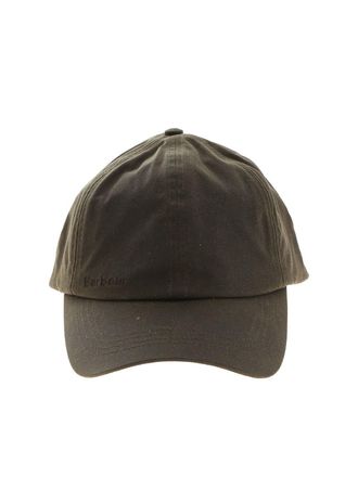 Barbour Logo embroidery cap in green