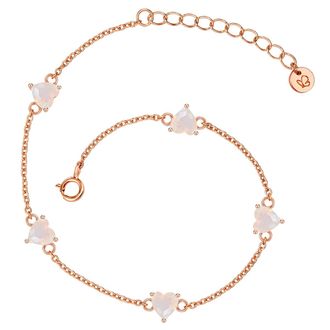 Glanzst&uuml;cke M&uuml;nchen Womens Sterling Silver Bracelet - Rose Gold - One Size