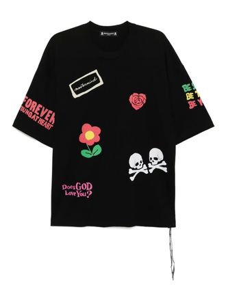 Mastermind Japan T-shirt met grafische print - Zwart