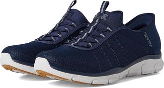 Skechers Brilliance - Night Shift Hands Free Slip-Ins Womens Shoes Navy : 8.5 B - Medium