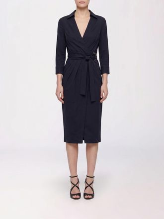 Elisabetta Franchi Abito midi in cotone stretch