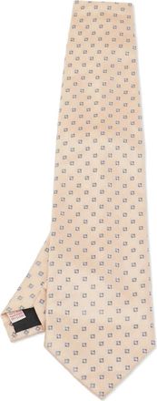 Brioni polka-dot pattern tie - Beige