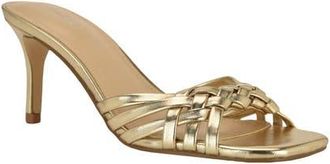 Calvin Klein Wendine Slide Sandal in Gold at Nordstrom, Size 9.5