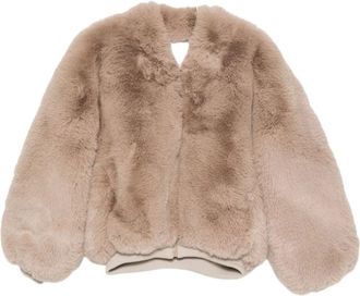 Frankie Shop Jassen, Dames, Beige, 2Xs, THE Frankie Shop Jassen Grey