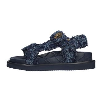 Kurt Geiger Schoenen, Dames, Blauw, 40 EU, Leer, Orson Sandal