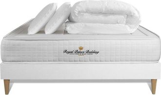 Royal Palace Bedding Pack Colch&oacute;n Blanco Espuma Viscoel&aacute;stica 180 X 200