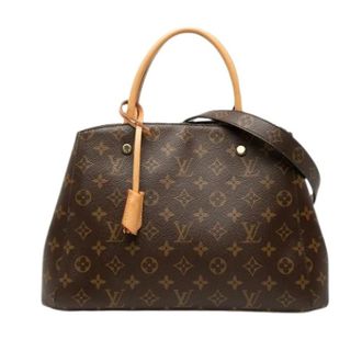 Louis Vuitton Tweedehands Canvas Louis Vuitton tassen - Dames - Pre-owned - Bruin - Maat: ONE Size