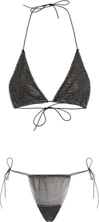 Santa Brands Orchid Bikini - Dames - Bikinis - Zwart - S - Katoen - Badmode