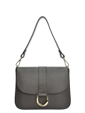 Anna Luchini Bordeauxrood Rundleer Tas
