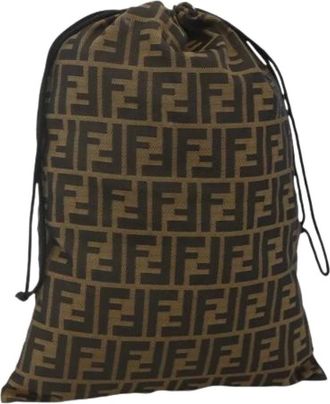 Fendi Pre-owned Bags, female, Brown, Size: ONE SIZE Pre-owned Vintage Pouch