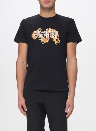 Versace Jeans Couture T-shirt in cotone con logo Versace Jeans Couture