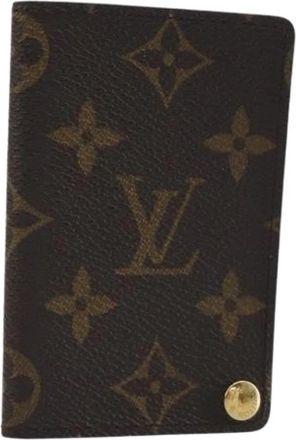 Louis Vuitton Pre-owned Card Case - Dames - Vintage Accessoires - Bruin - ONE Size - Vintage