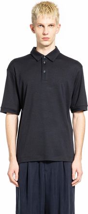 Giorgio Armani Pure Cashmere Interlock Polo Shirt
