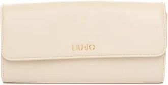 Liu Jo Grote portemonnee - Dames - Portefeuilles - Beige - ONE Size - Polyester - Accessoires