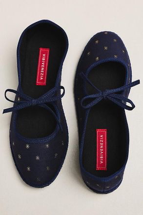 Vibi Venezia Brigitte Bow-Tie Mary Jane Flats