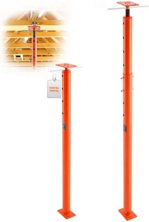 OEM Gato De Piso Para Casa, Rango De Altura De 54 A 150, Capacidad De Carga M&aacute;xima De 11200 Lb, Poste De Gato De S&oacute;tano Con Viga De Soporte Ajustable Para