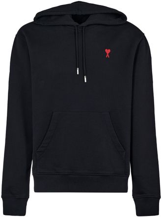 Ami Quota Red Ami De Coeur Hoodie