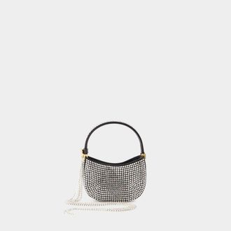 Magda Butrym Hobo Micro Vesna tas - Magda Butrym - Strass - Zwart