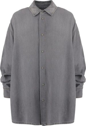 Darkpark Keanu Tencel Denim Rouche Shirt