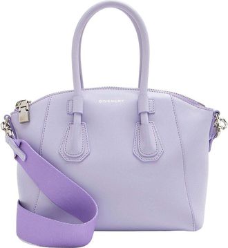 Givenchy Purple Calfskin Sport Antigona Mini Satchel (Authentic Pre-Loved)