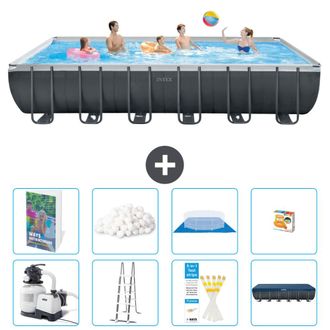 Intex Piscina Ultra Xtr Rectangular - 732x366x132 Cm - 9-piezas S530