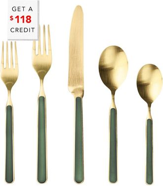 Mepra 20Pc Fantasia Ice Flatware Set With $118 Credit
