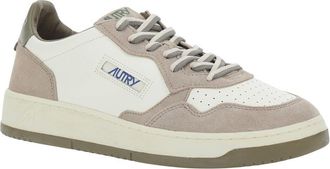 Autry Mens Sneakers Medalist Beige Suede Trainers