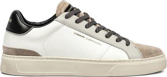 Crime London Sneaker - Heren - Sneakers - Wit - 40 EU - Katoen - Schoenen