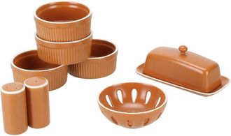 BIA Cordon Bleu Bia Cordon Bleu 7Pc Terracotta Tabletop Set