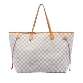 Louis Vuitton Pre-owned Tote Bags, female, White, Size: ONE SIZE Pre-owned Fabric Tote