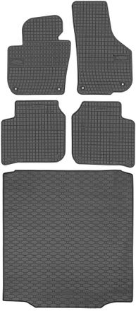 OEM Skoda Superb Ii Sed&aacute;n De 06.2008 A 04.2015. Juego: Alfombrillas De Goma Para Coche + Alfombrilla Para Maletero
