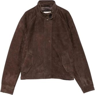 Jcsophie P5701 Dkbro Leren Jas - Dames - Leren en Su&egrave;de Jassen - Bruin - 2XS - Leer - Jassen